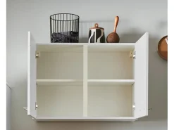 pino Küchenzeile 340 cm Lichtgrau Hochglanz Anschlag rechts 2 Geräteschränke