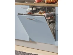 pino Küchenzeile 320 cm Pastellblau Anschlag links 2 Geräteschränke