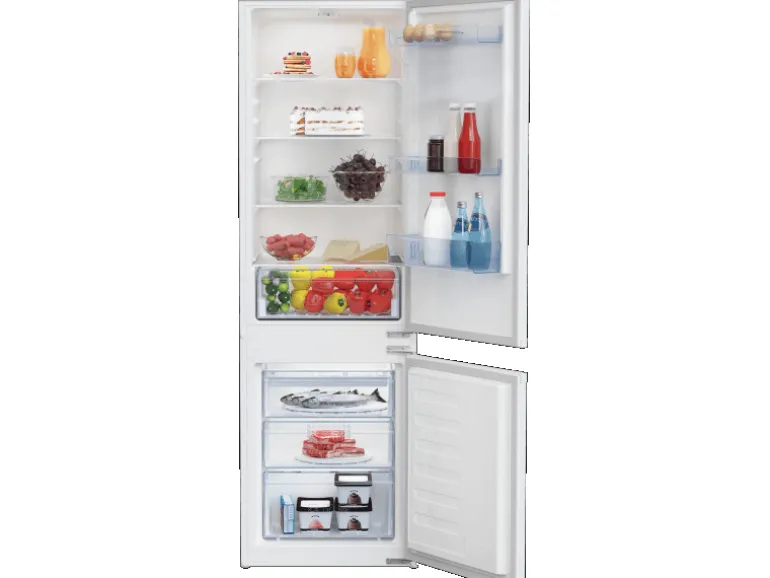 pino Küchenzeile 240 cm Weiß Anschlag links 1 Geräteschrank