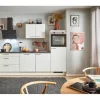 pino Küchenzeile 280 cm Weiß Anschlag rechts 1 Geräteschrank
