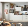 pino Küchenzeile 270 cm Weiß Anschlag links 1 Geräteschrank