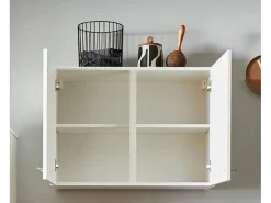 pino Küchenzeile 270 cm Weiß Anschlag links 1 Geräteschrank