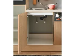 pino Küchenzeile 360cm Eiche Aviva Anschlag rechts 1 Geräte-, 1 Apothekerschrank