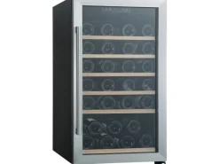 PKM Weintemperierschrank WKS52-2 Silber