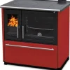 Plamen Küchenofen Holzherd 850 Glas Rot Rechte Version und 8 kW