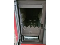 Plamen Küchenofen Holzherd 850 Glas Rot Rechte Version und 8 kW