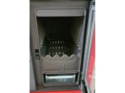 Plamen Küchenofen Holzherd 850 Glas Rot Linke Version und 8 kW