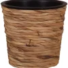 PP-Übertopf mit Wasserhyazinthe Ø 21 cm x 19 cm Natur