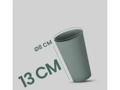 ProHome Becher Kunststoff Grün 0,4 Liter 16er Pack