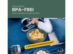 ProHome Kunststoff Schüssel BPA Frei 255 x 10 cm Grün