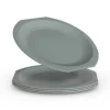 ProHome Kunststoff Teller BPA Frei Ø23 cm Grün 4er Pack