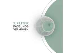 ProHome Salatschleuder 2,7 Liter Ø20 cm Grün