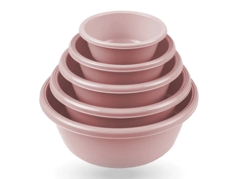 ProHome Schüssel 5er Set Rosa