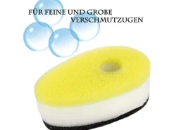 ProHome Spülschwamm 6er Pack Inkl. Saugnapfhalter