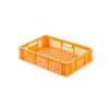PROREGAL Eurobehälter Bäcker- und Konditorenkasten HxBxT 13 x 40 x 60 24 Liter Gelb-Orange Brötchenkiste Stapelbare Bäckerkiste
