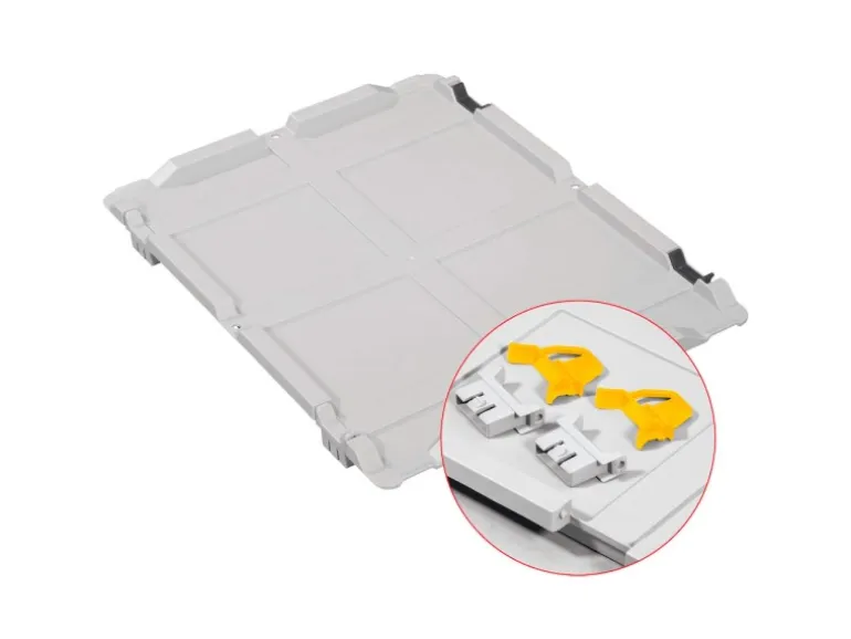 PROREGAL Spar Set 5x Eurobox Nextgen Color Mit Scharnierdeckel & Schiebeschnappverschlüsse HxBxT 32 x 40 x 60 cm Griffe Gelb Verstärkter Boden