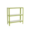 PROREGAL Wohnregal Living Koala Wood mit 3 Fachböden HxBxT 90 x 100 x 30 cm Fachlast 150 kg Grün/Weiß