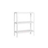 PROREGAL Wohnregal Living Koala Metal mit 3 Fachböden HxBxT 90 x 80 x 30 cm Fachlast 150 kg Weiß/Weiß