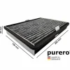 PURERO Aktivkohlefilter für Miele DKF 36-P Active Air Clean Filter
