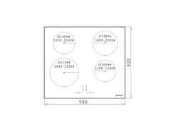 Pyramis Kochfeld PHI62430FMB