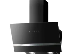 Respekta Design-Schräghaube CH24080SM Schwarz