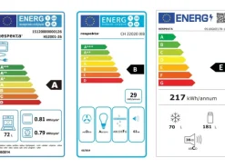 Respekta Economy Küchenzeile KB270WWBSCGKE178 270 cm Weiß-Beton Optik