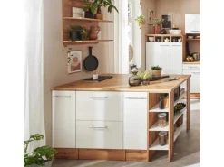Respekta Kücheninsel Hilde 150 cm ohne E-Geräte Weiß