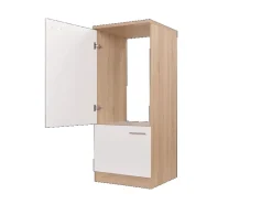Respekta Küchen-Kühlschrankumbau Merle 6200SKU060ESGR1 60 cm Weiß
