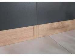 Respekta Küchenmöbel-Set 13 Merle 150 cm Grau