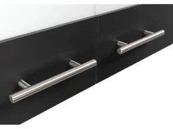 Respekta Küchen-Oberschrank Merle 110 cm Schwarz