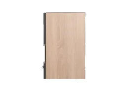 Respekta Küchen-Oberschrank Merle 100 cm Schwarz
