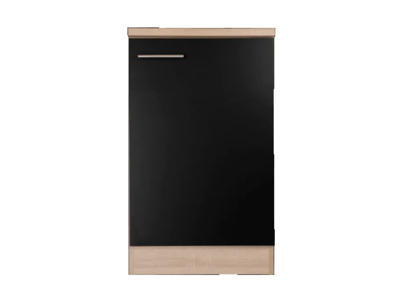 Respekta Küchen-Spülenunterschrank Merle 50 cm Schwarz