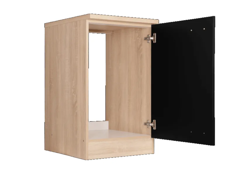 Respekta Küchen-Spülenunterschrank Merle 50 cm Schwarz