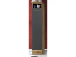 Respekta Küchenzeile 250 cm Grau-Wildeiche Nachbildung