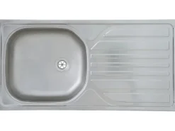 Respekta Küchenzeile KB150BB 150 cm Buche Nachbildung