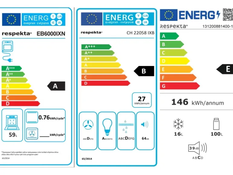 Respekta Küchenzeile KB270ESG 270 cm Grau-Eiche Sägerau Nachbildung