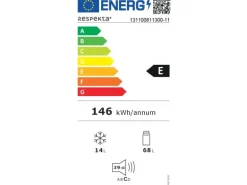 Respekta Küchenzeile KB150ESGMI 150 cm Grau-Eiche Sägeräu Nachbildung