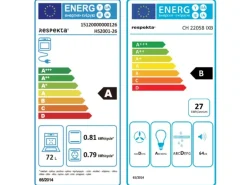 Respekta Küchenzeile KB210ESSC 210 cm Schwarz-Eiche Sägerau Nachbildung