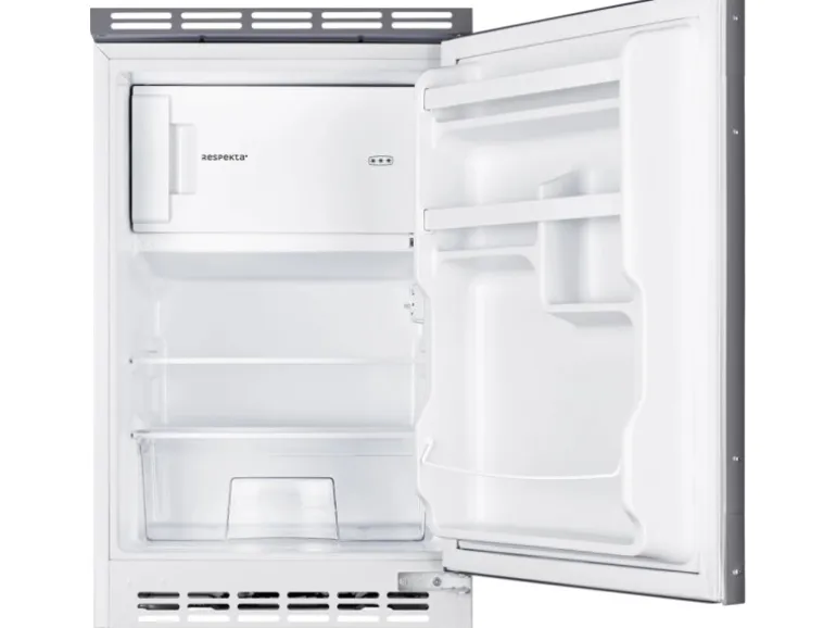 Respekta Küchenzeile KB150WGMI 150 cm Grau-Weiß Glänzend