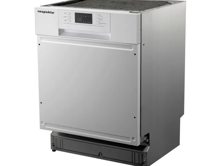 Respekta Küchenzeile KB220WSC 220 cm Schwarz-Weiß