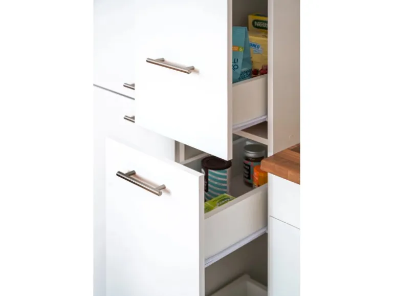Respekta Küchenzeile KB310WWC 310 cm Weiß