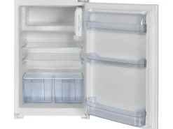 Respekta Premium Inselküche 310 cm Weiß Hochglanz-Eiche Grau
