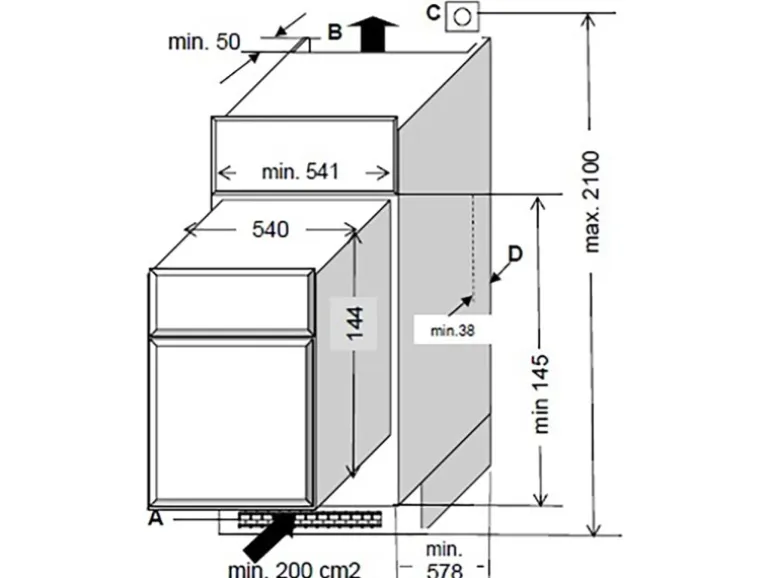 Respekta Premium Küchenzeile GLRP395HESGGKEOES Grifflos 395 cm Grau Eiche NB