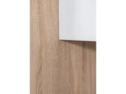 Respekta Premium Küchenzeile Grifflos 345 cm Grau Hochglanz-Eiche Sägerau