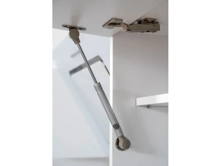 Respekta Premium Küchenzeile 280 cm Hochbau Schwarz Hochglanz-Weiß