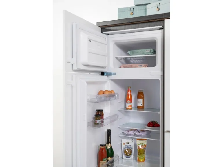 Respekta Premium Winkelküche RP290EWC 290 x 200 cm Weiß Hochglanz-Eiche Grau