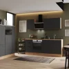 Respekta Selection Küchenzeile Elisabeth RS370AGH 370 cm Grau-Artisan Eiche Nb.