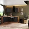 Respekta Selection Winkelküche Elisabeth RSL220AGH 220 cm Grau-Artisan Eiche Nb.