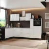 Respekta Selection Winkelküche Elisabeth RSL310HGWH 310 cm Weiß-Grau
