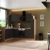 Respekta Selection Winkelküche Elisabeth RSL250AGH 250 cm Grau-Artisan Eiche Nb.